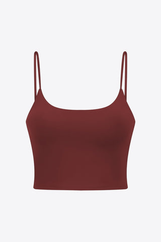 Millennia Feel Like Skin Scoop Neck Sports Cami