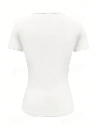 Round Neck Short Sleeve T-Shirt
