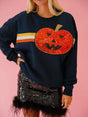 Dark Blue Pumpkin Strips